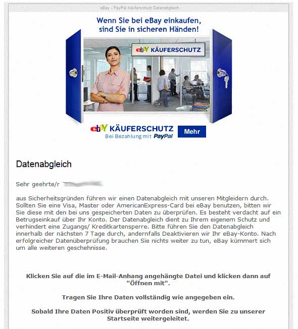 eBay Phishing