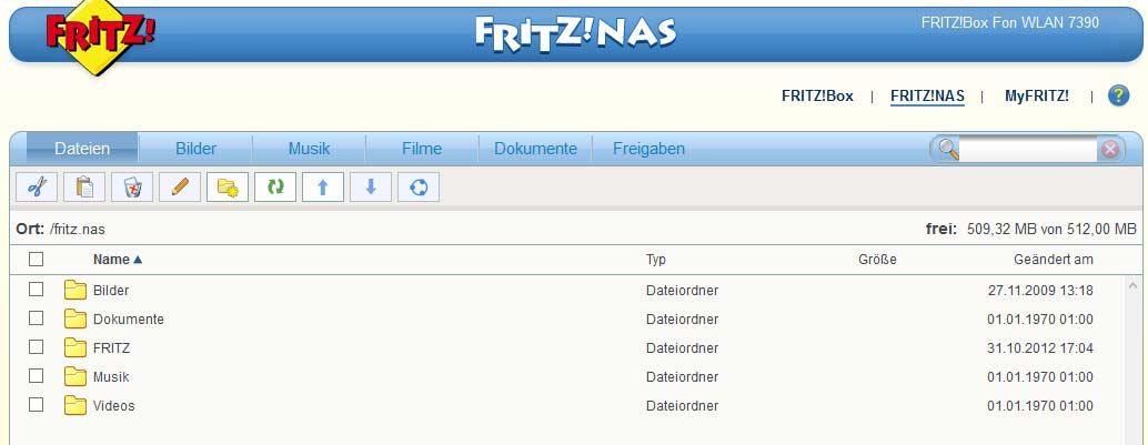Fritzbox NAS