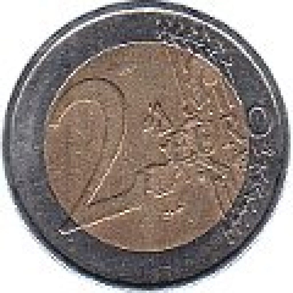 Geld Münze 2 Euro
