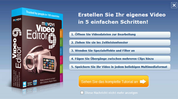 Movavi Video Editor Startbildschirm movavi-video-editor-startbildschirm