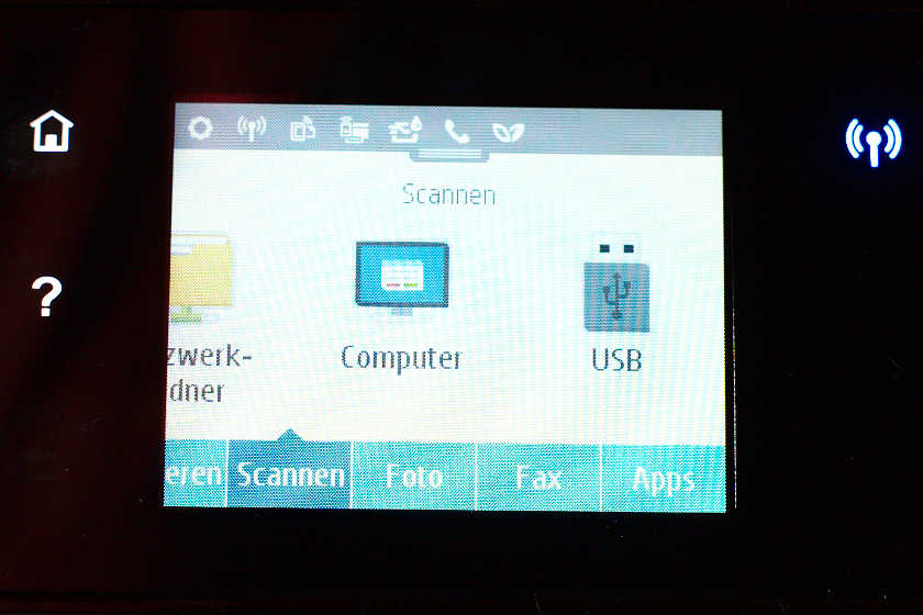 officejetpro 8715 touchscreen