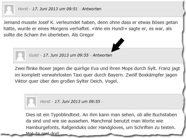 verschachtelte Kommentare Ansicht verschachtelte-kommentare-a