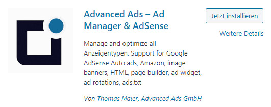 wordpress plugin ads adsense