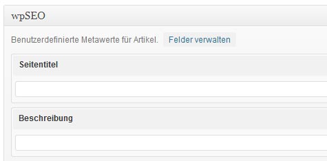 WPSEO Metadaten WPSEO Metadaten