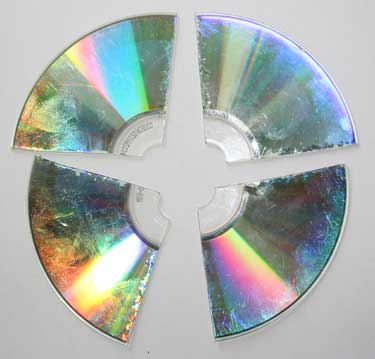 zerstörte CD